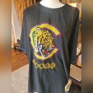 COOGI Black Shirt with Tiger Graphic